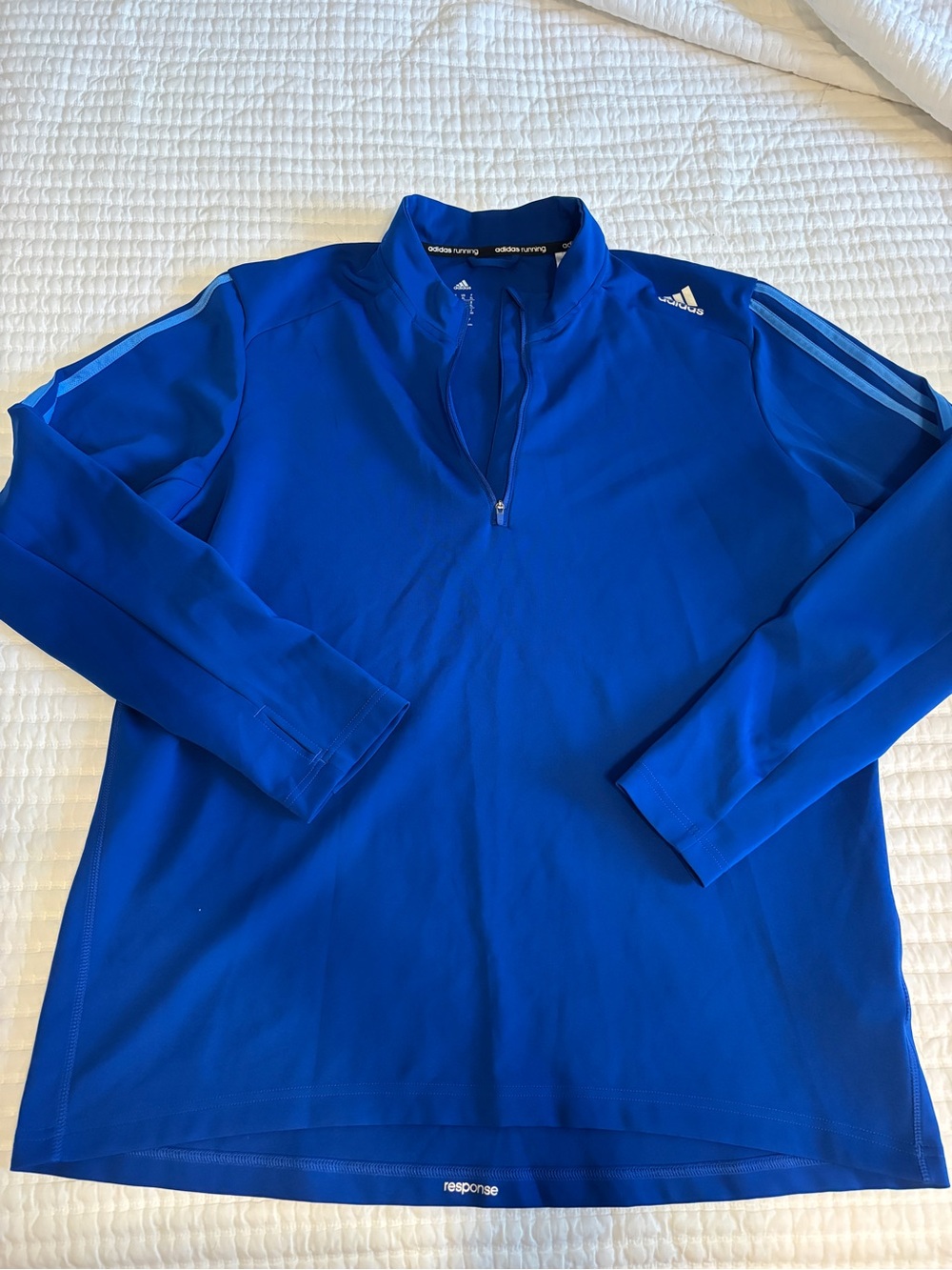 Men’s Adidas Running Quarter-Zip Pullover (XL)